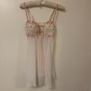 Floral Delicate Sheer Lingerie